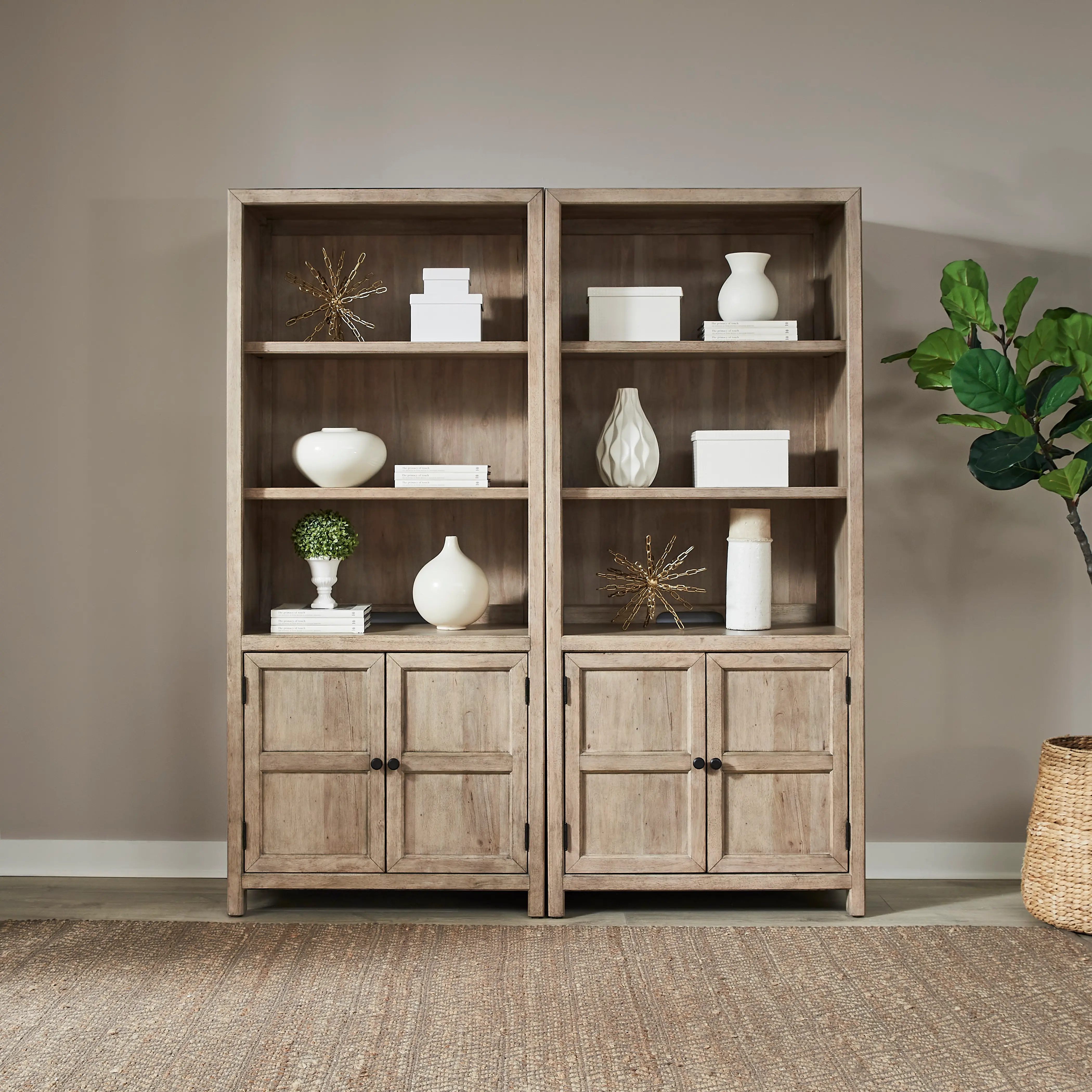 780-HO201 Proximity Natural Bookcase-12