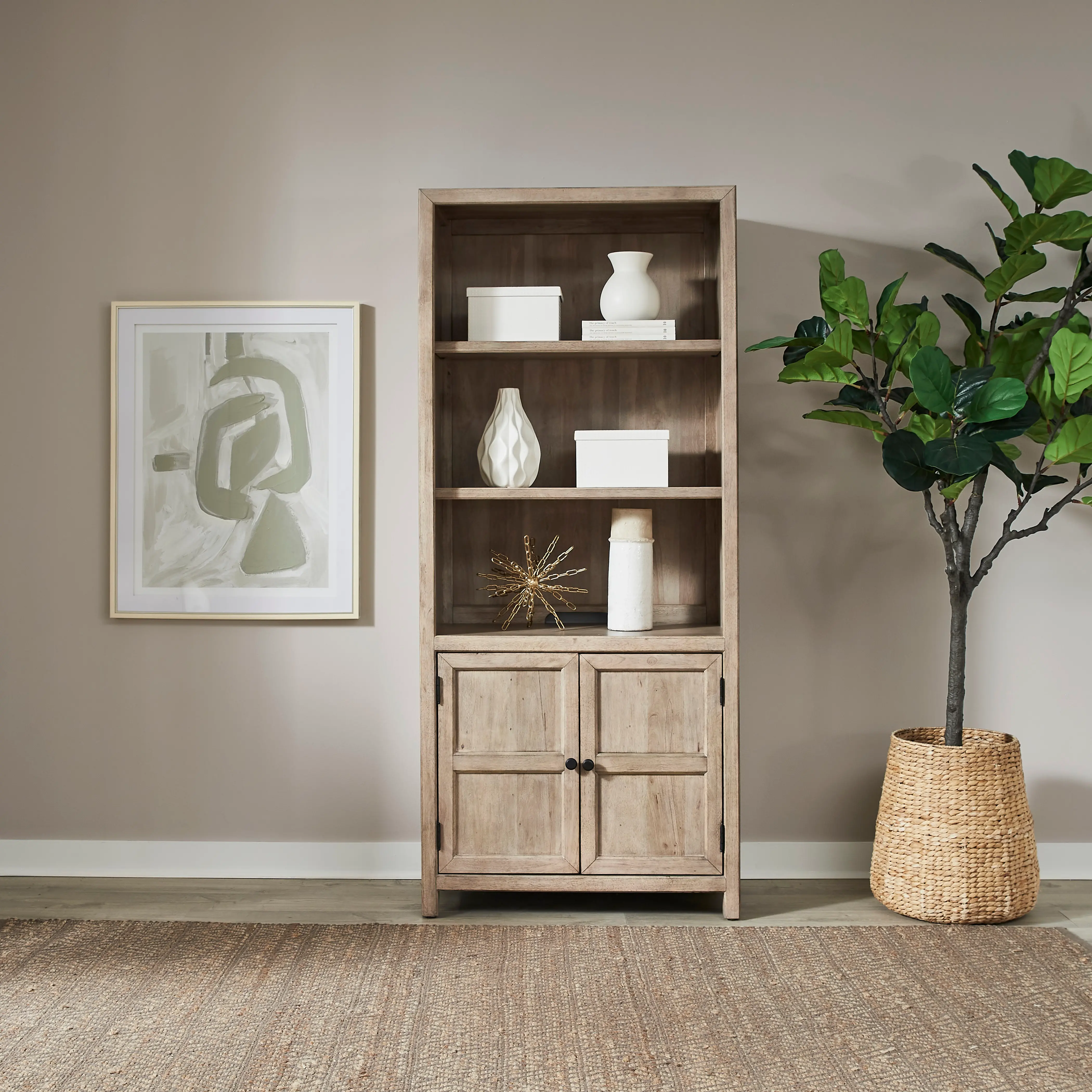 780-HO201 Proximity Natural Bookcase-2