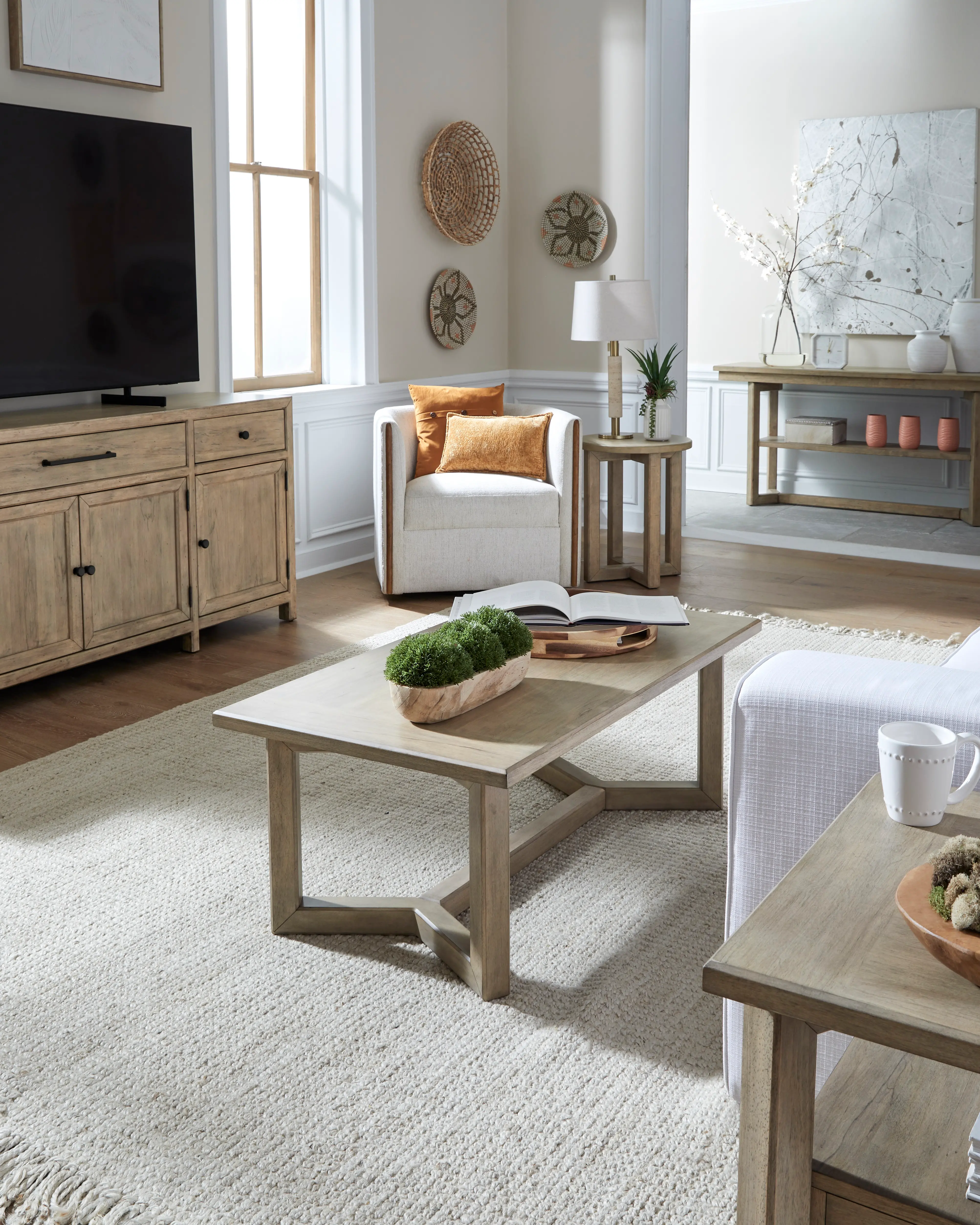 780-OT1010 Proximity Natural Rectangular Coffee Table-11