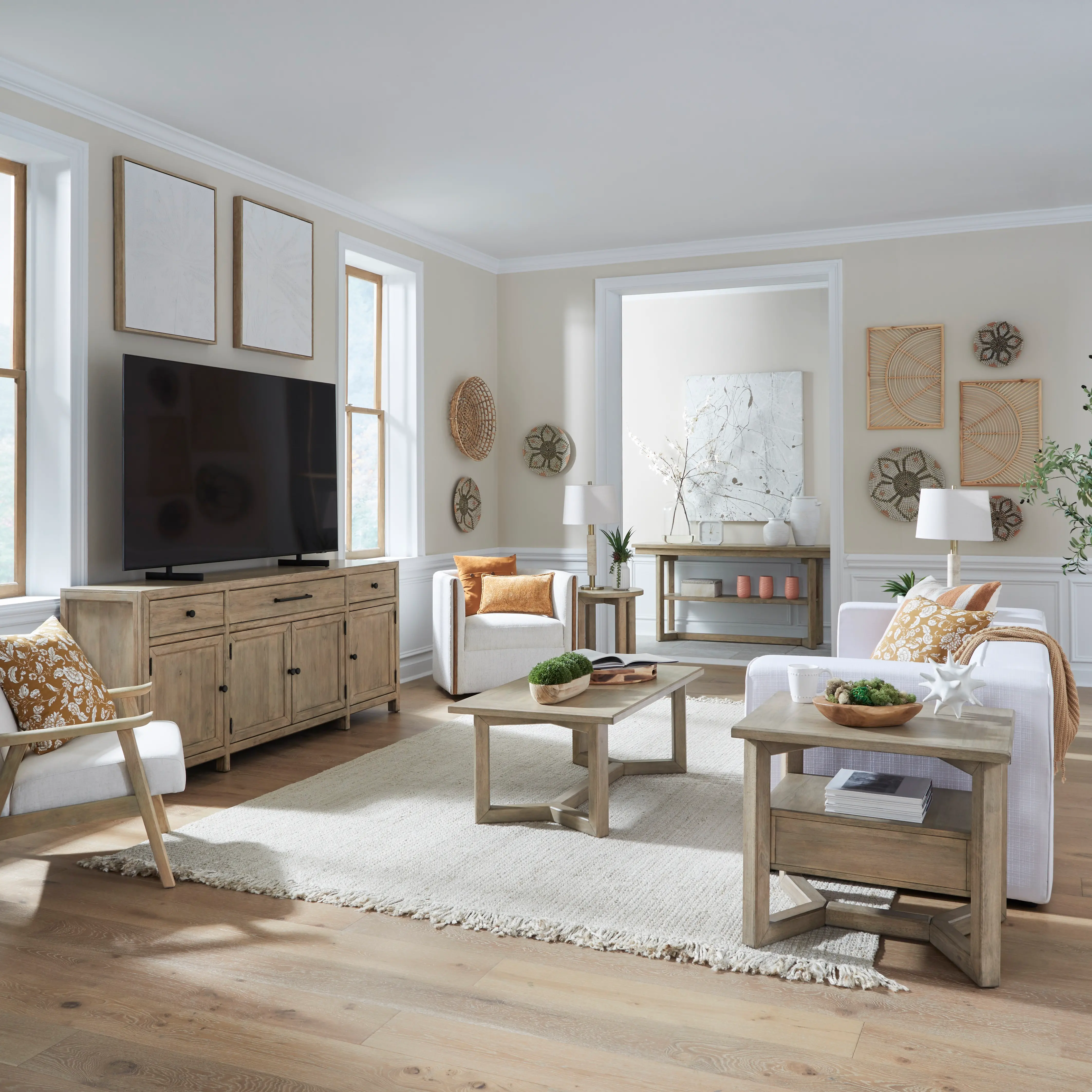 780-OT1010 Proximity Natural Rectangular Coffee Table-8