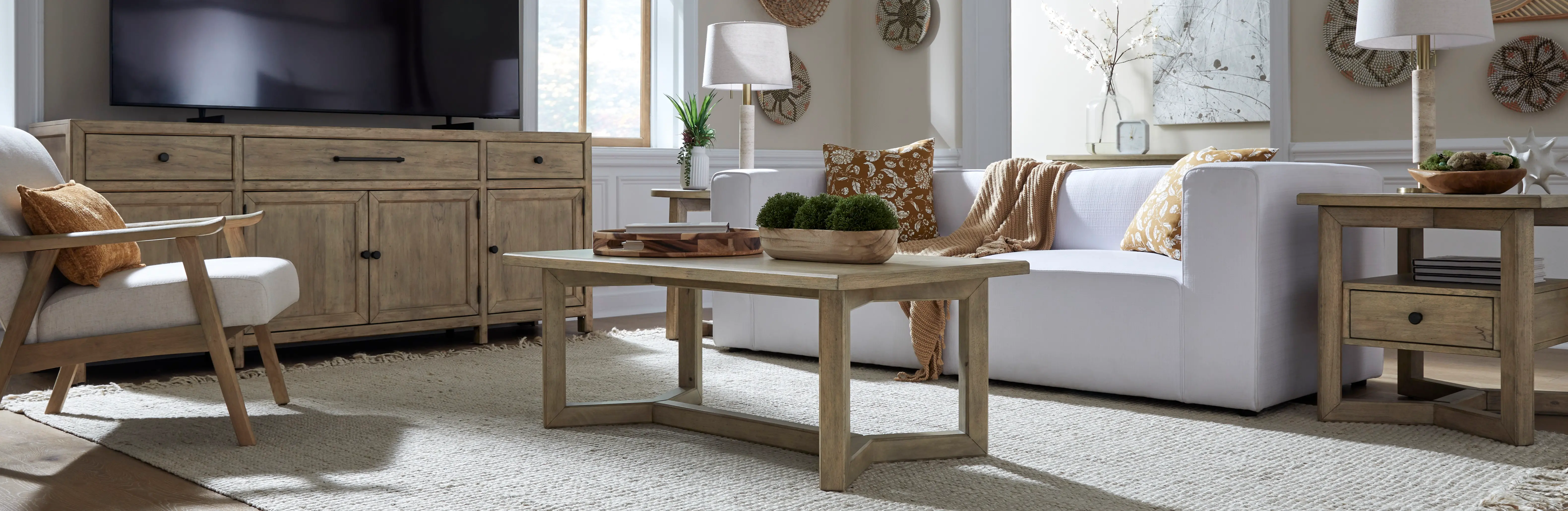 780-OT1010 Proximity Natural Rectangular Coffee Table-9
