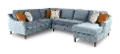 Kinley Blue 3 Piece Sectional