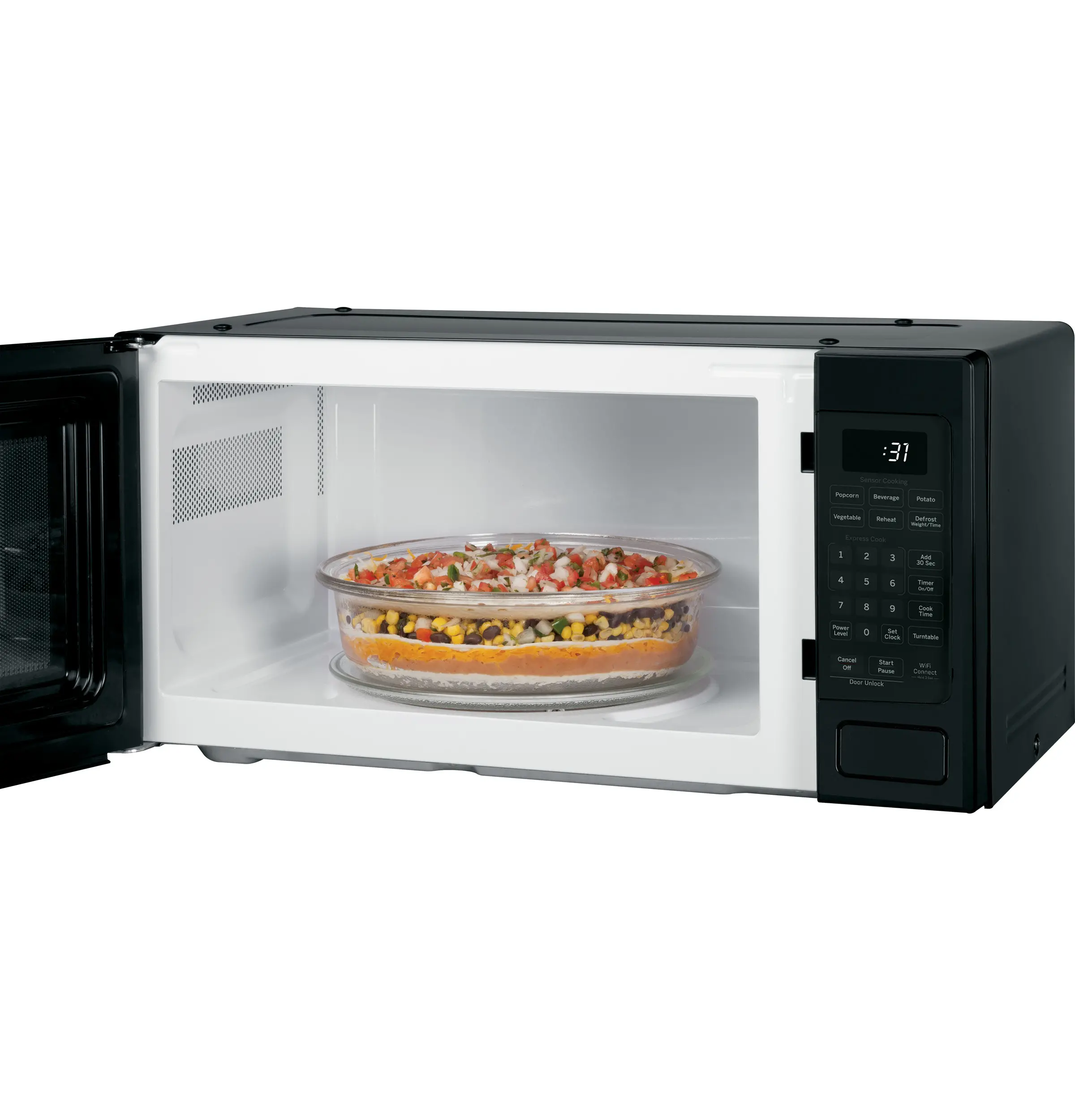 PCHK11S1WBB GE Profile 1.1 Cu Ft Countertop Microwave - Black-3