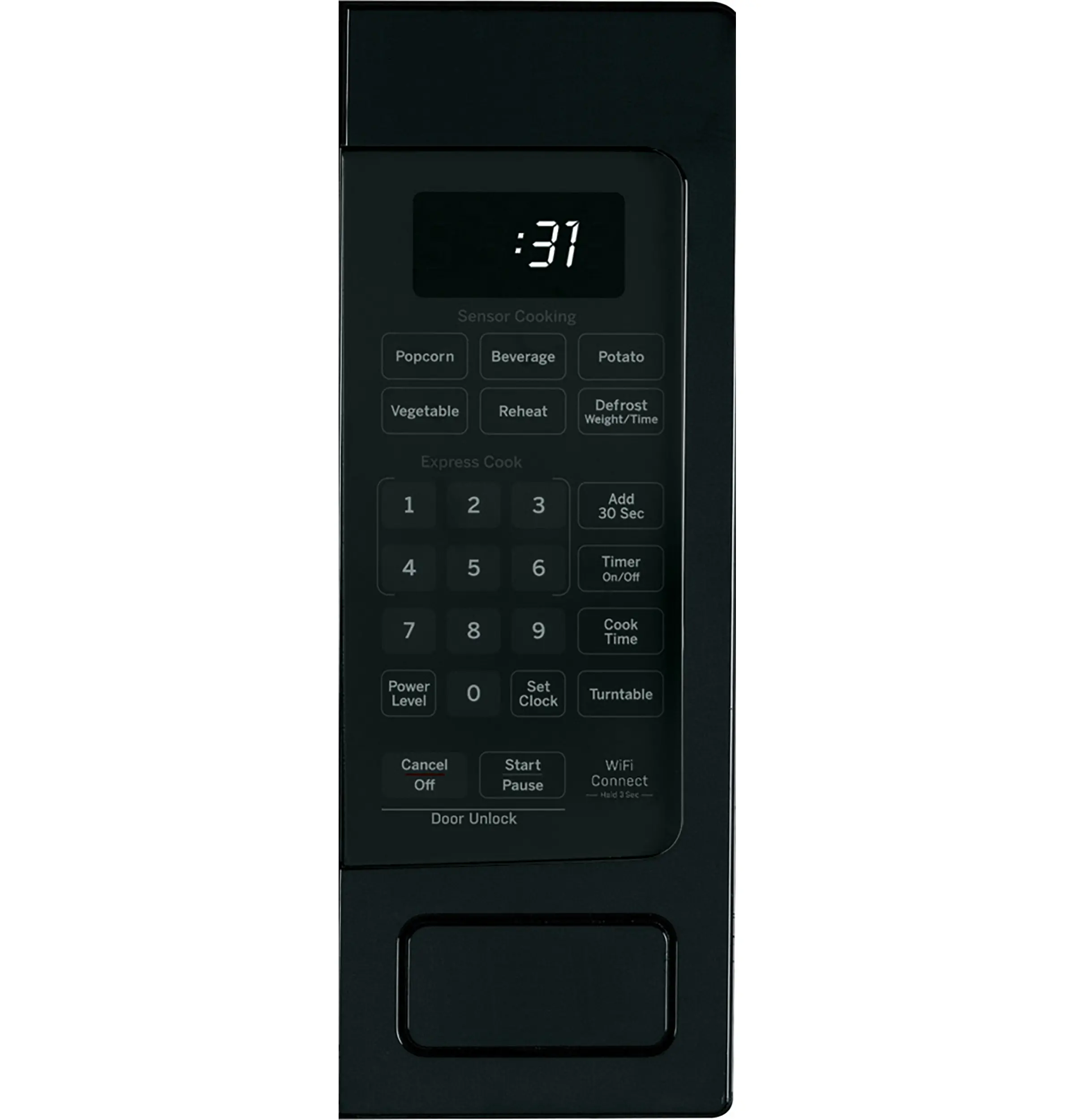 PCHK11S1WBB GE Profile 1.1 Cu Ft Countertop Microwave - Black-4