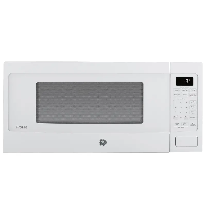 GE Profile 1.1 Cu Ft Countertop Microwave - White | RC Willey