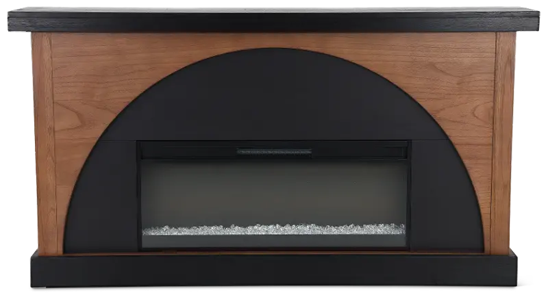 Gabriella Fireplace Mantel with Crystal Insert