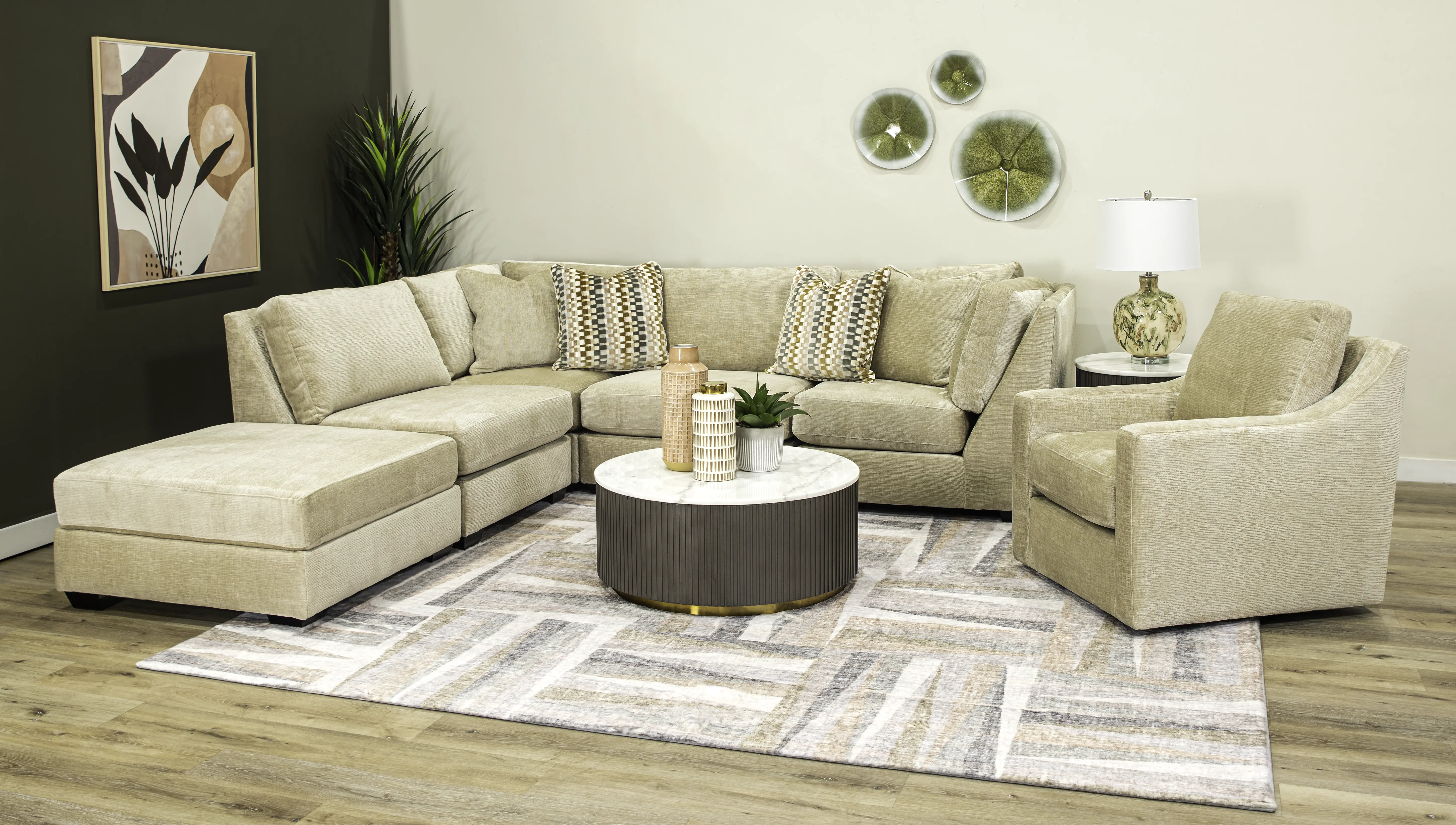 Daniel Desert Sand Swivel Chair-2