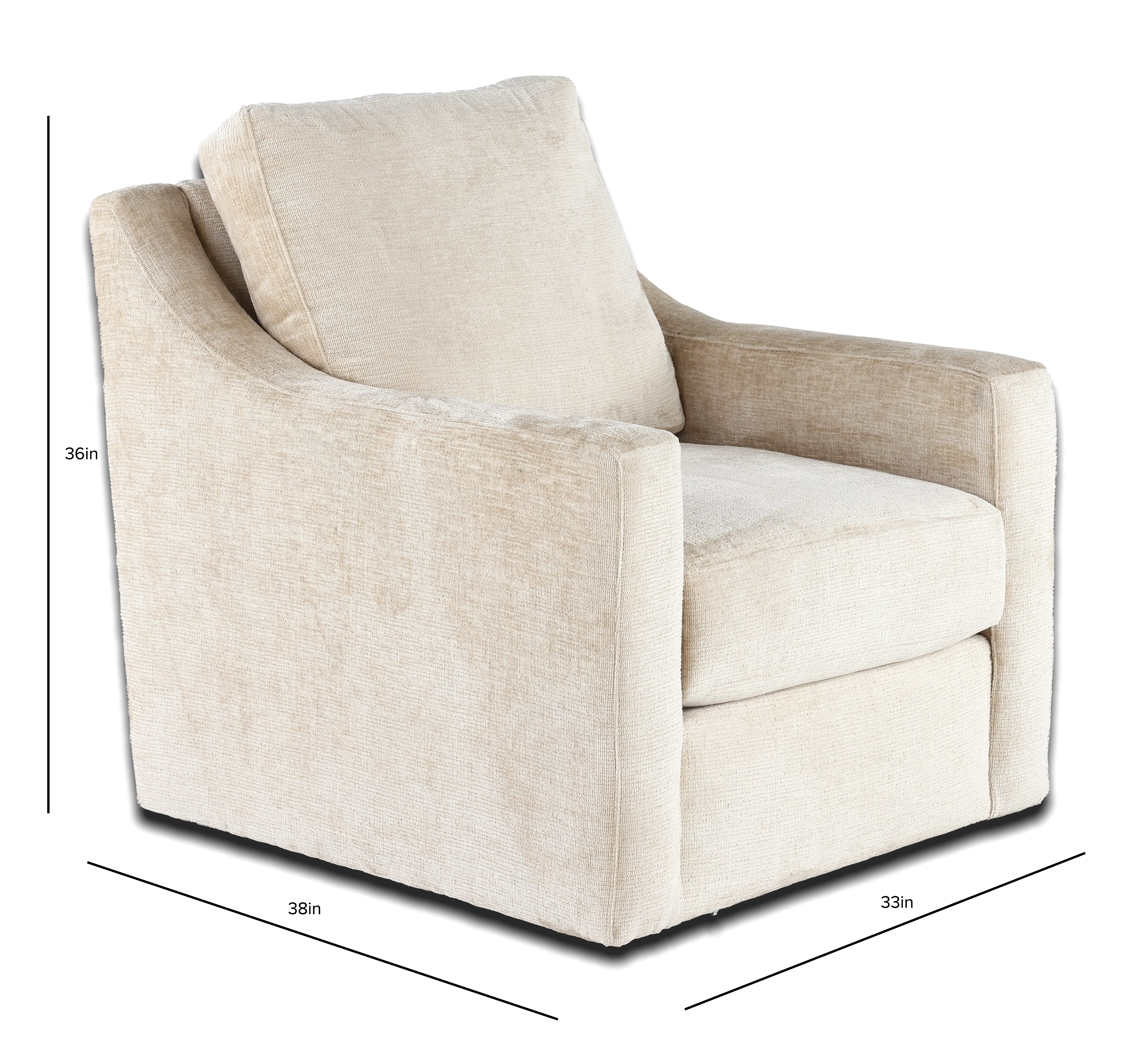 Daniel Desert Sand Swivel Chair-3
