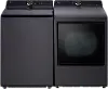 .LG-MBK-8600-ELE-PR LG 8600 Electric Washer and Dryer Set - Matte Black
