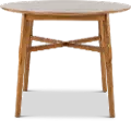 Oslo Pecan Brown 46 Round Counter Height Dining Table