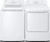 .LG-W/W-6105-ELE-PR LG 6105 Electric Washer and Dryer Set - White