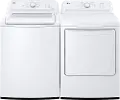 .LG-W/W-6105-ELE-PR LG 6105 Electric Washer and Dryer Set - White