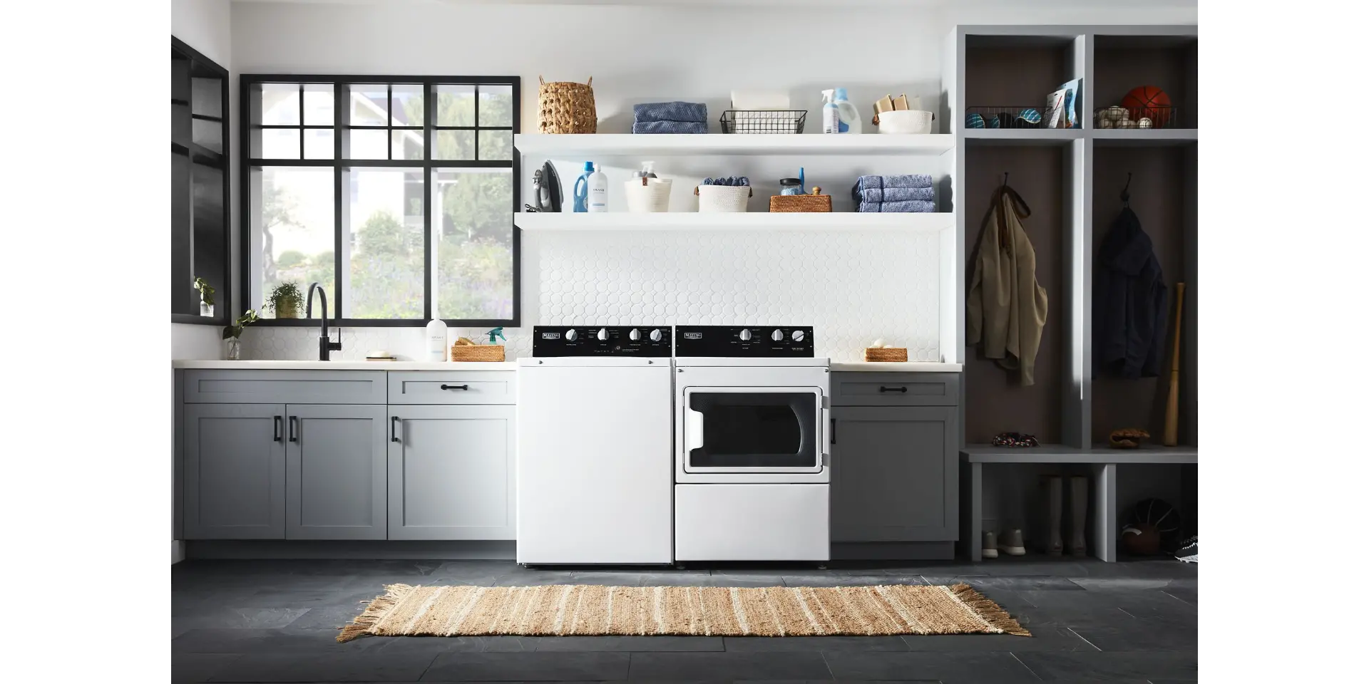 .MAT-W/W-586-ELE-PR Maytag 586 Top Load Electric Washer and Dryer Set - White-2