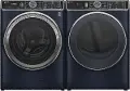.GE-BLU-870-ELE-PR GE 870 Front Load Electric Washer and Dryer Set - Blue