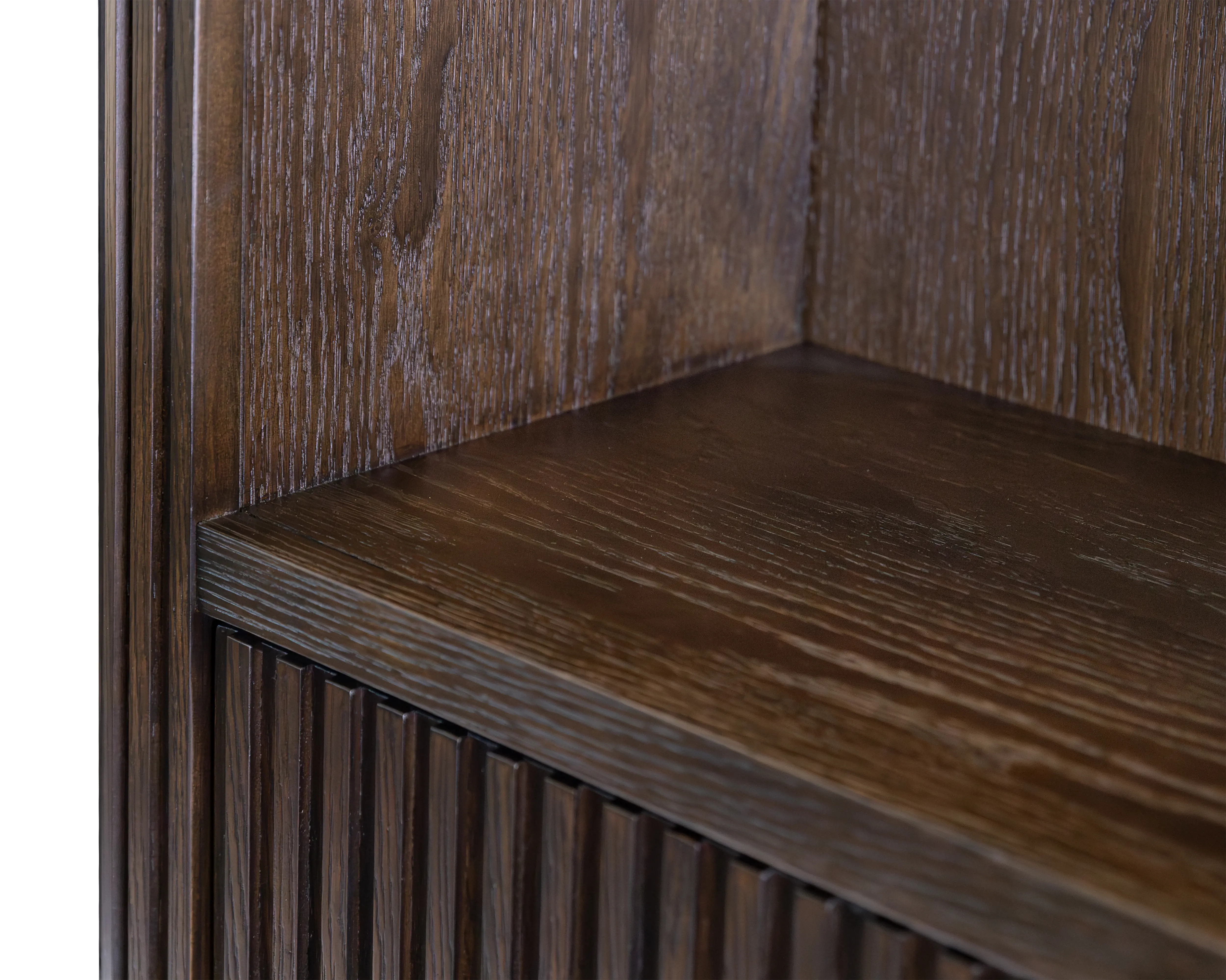 Tulane Brown Bookcase with Doors-8