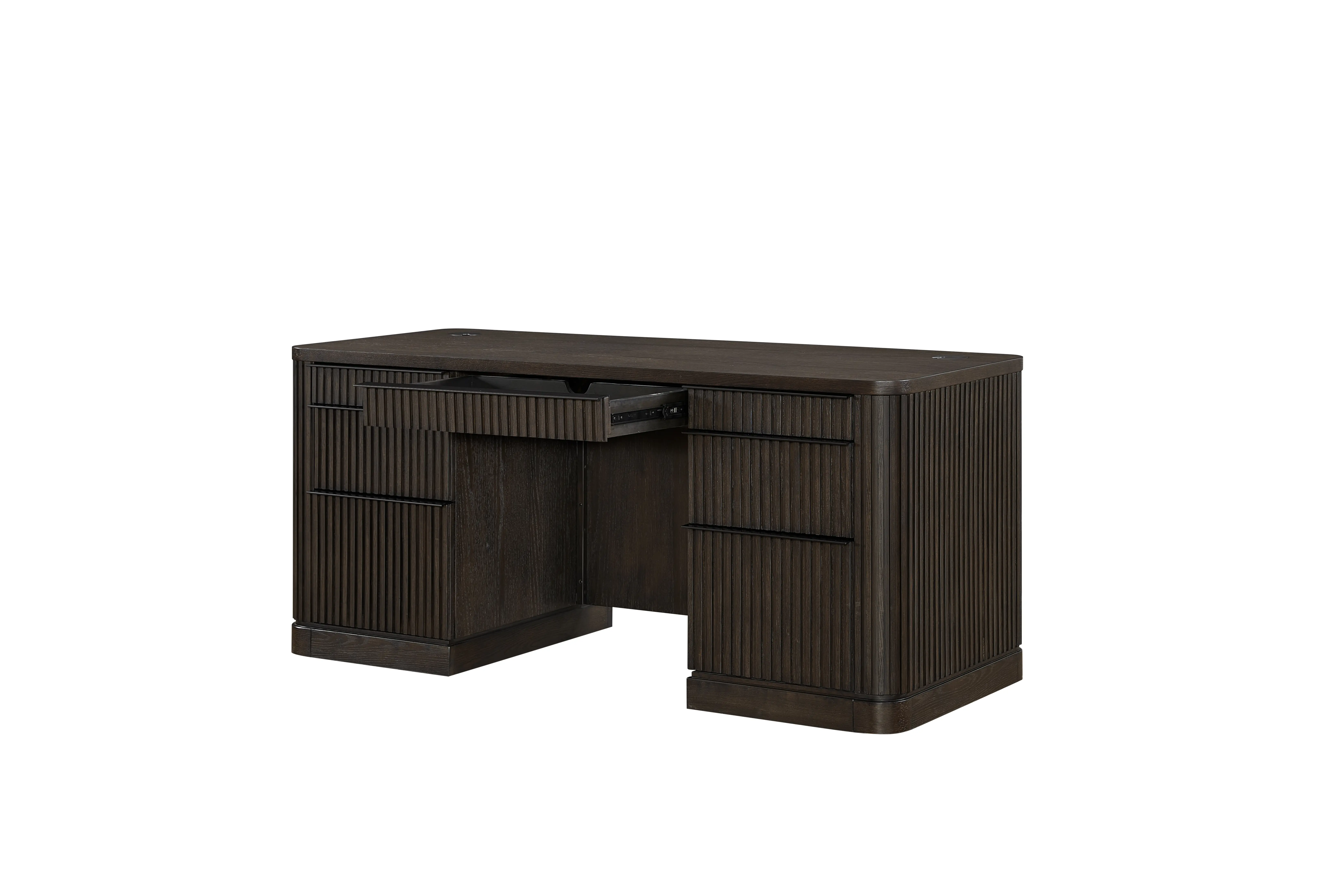 Tulane Brown Executive Desk-5