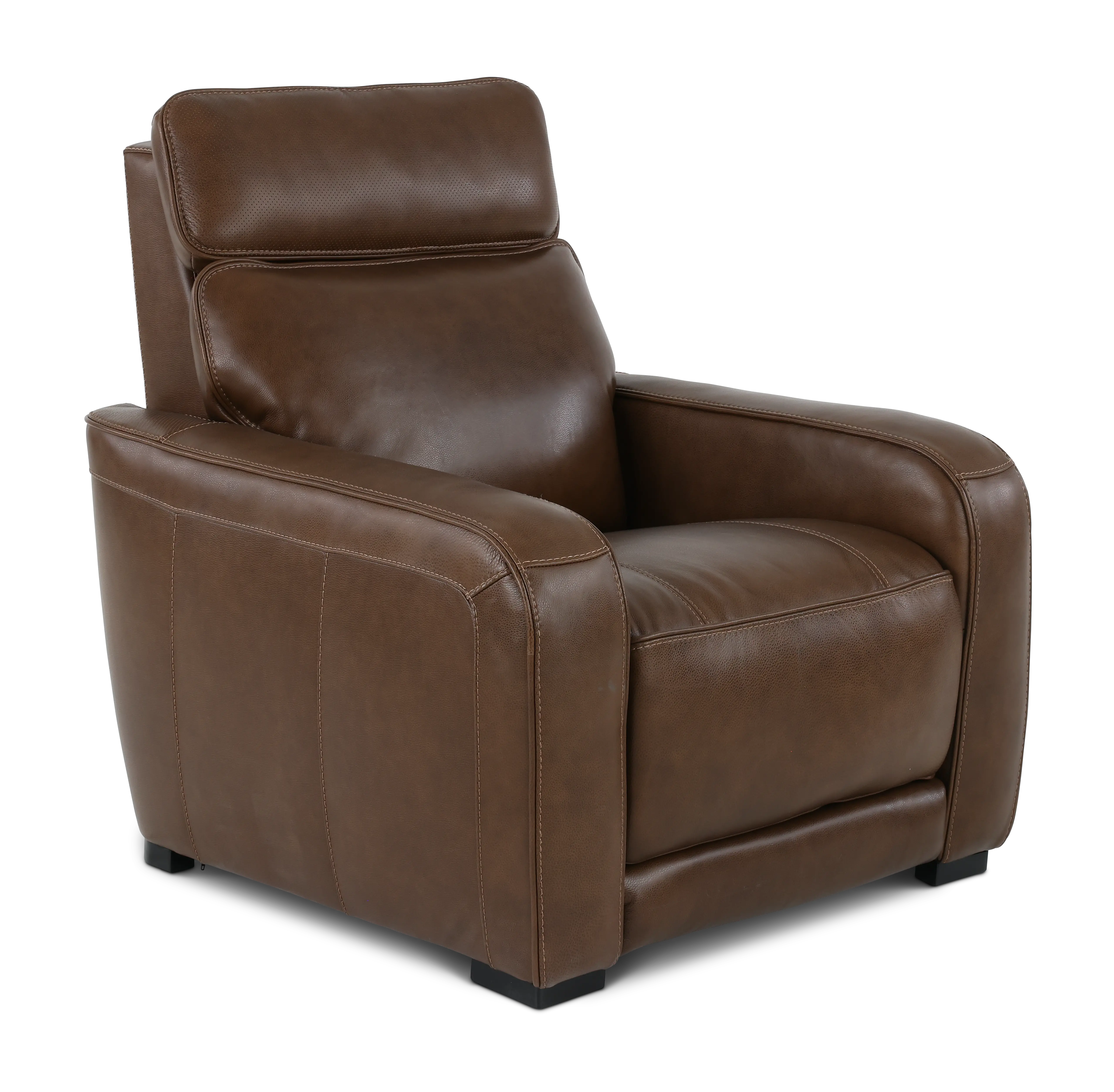 Zeppelin Brown Power Recliner with Bluetooth Audio System-1