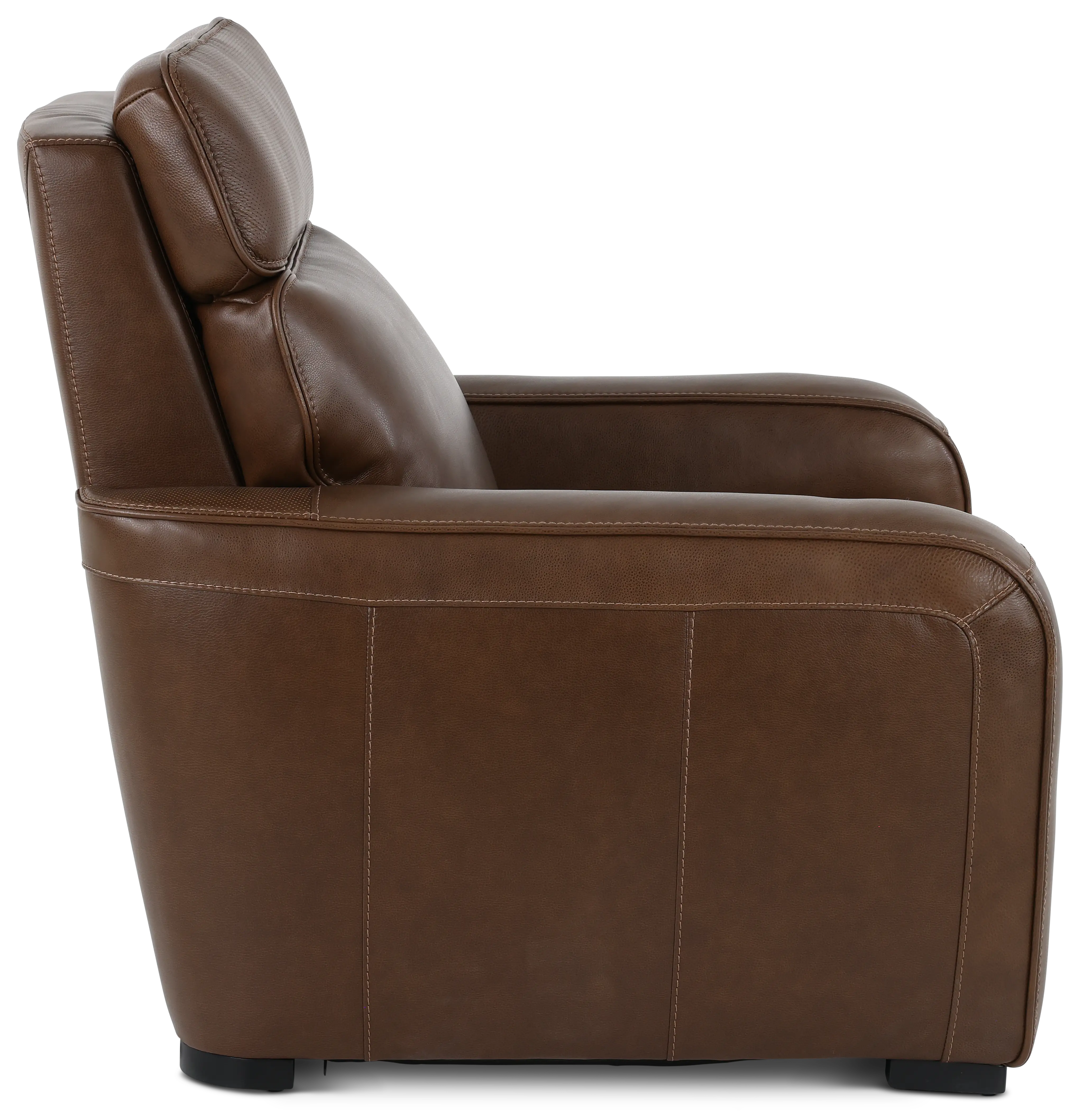 Zeppelin Brown Power Recliner with Bluetooth Audio System-5