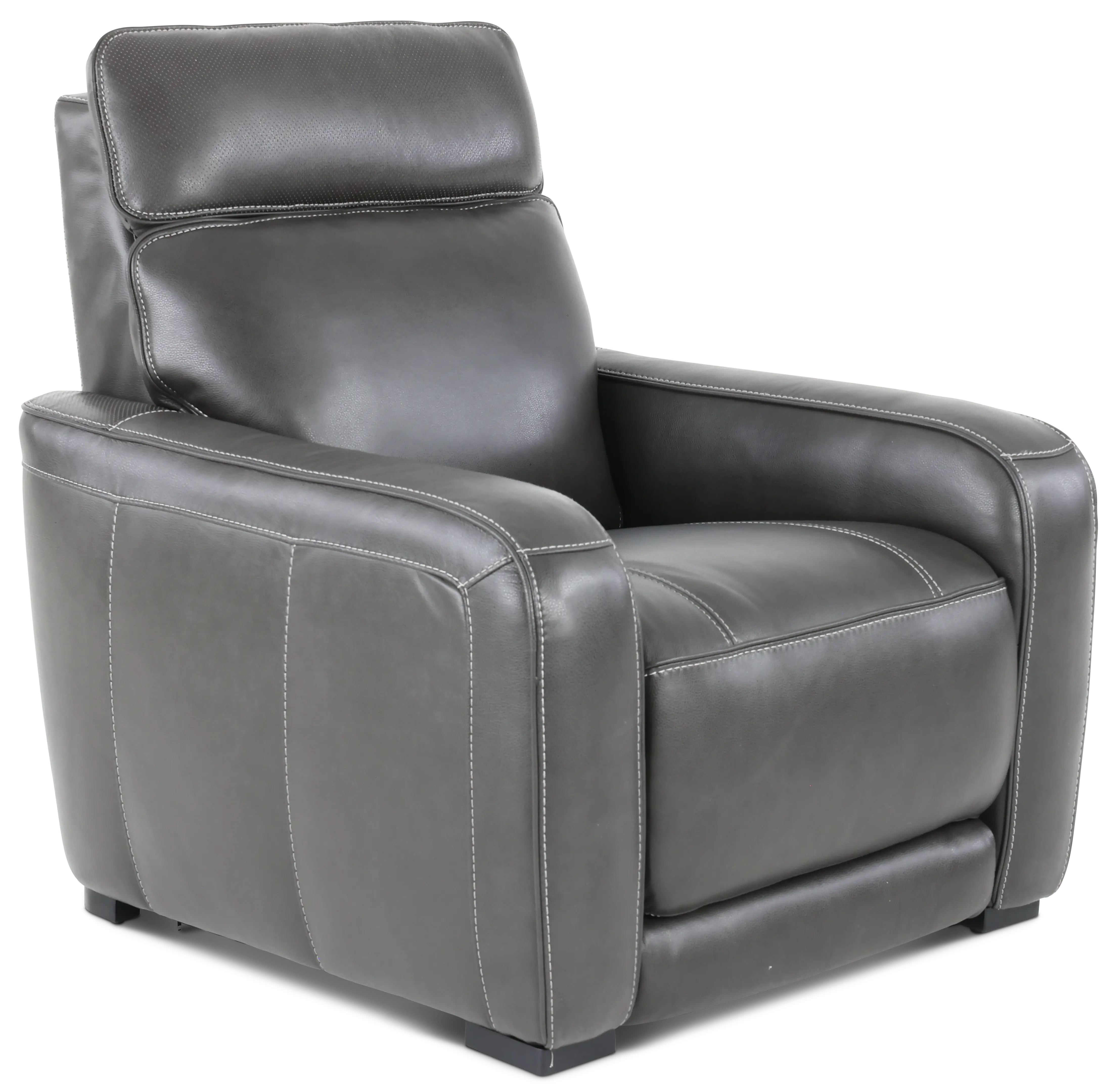 Zeppelin Gray Power Recliner with Bluetooth Audio System-1