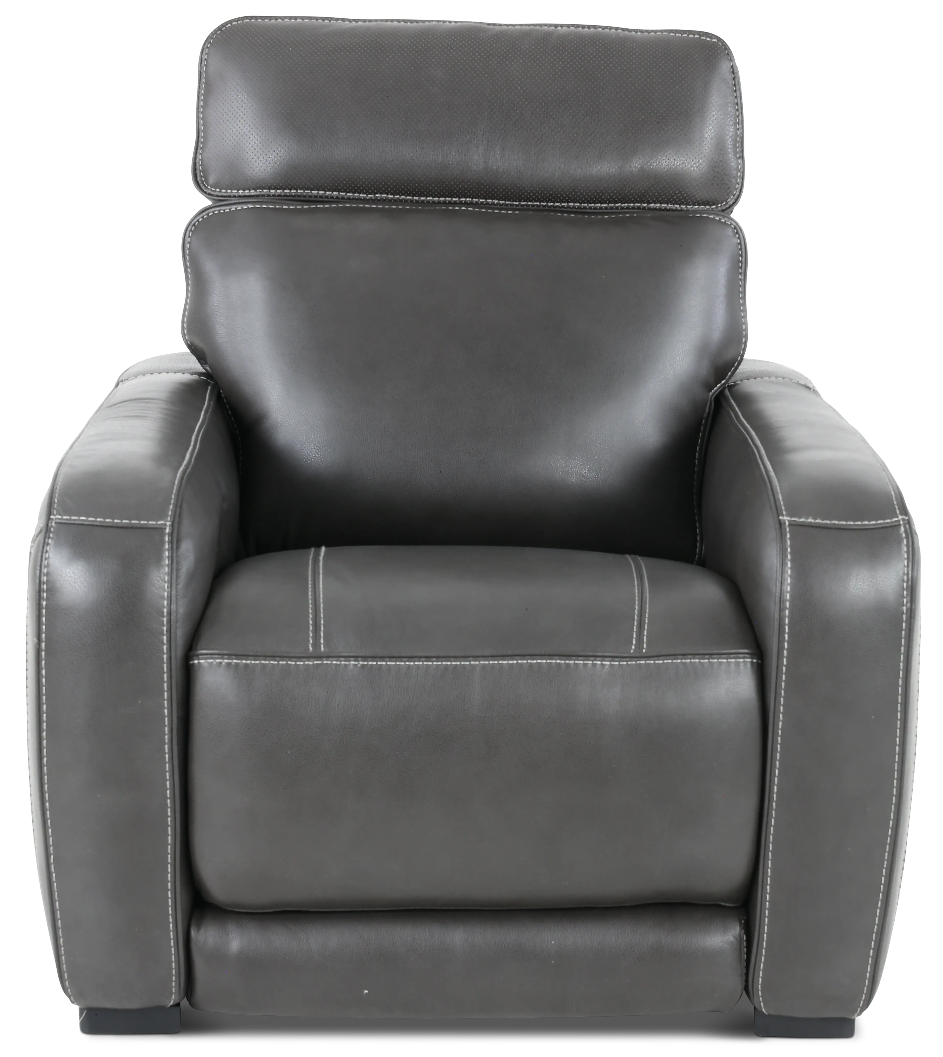 Zeppelin Gray Power Recliner with Bluetooth Audio System-2