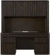 Tulane Brown Credenza and Hutch