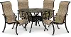 Montreal 5 Piece Sling Chair Patio Dining Set