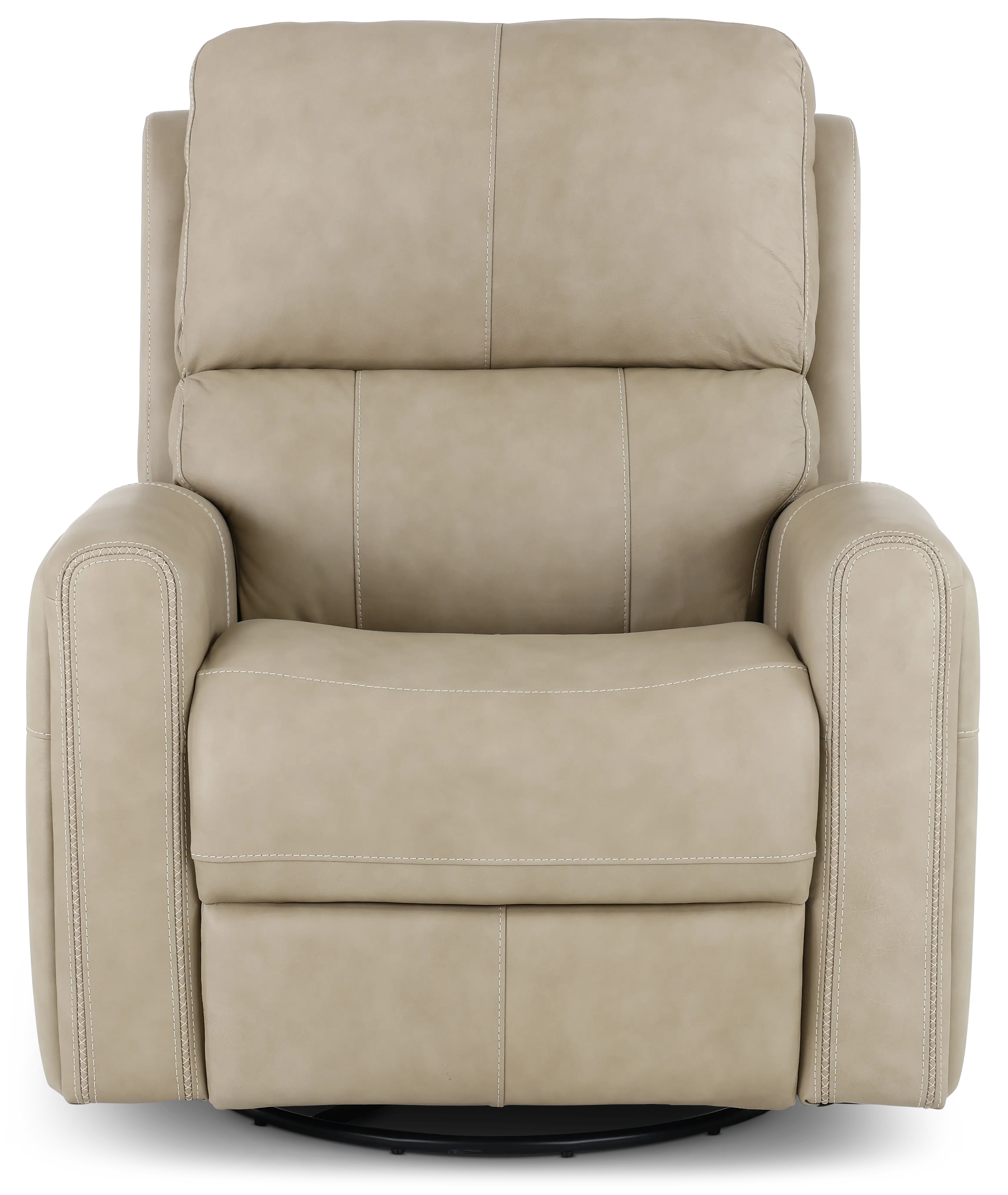 Linden Beige Power Recliner with Heat and Massage-4
