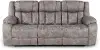 Lux Gray Reclining Sofa