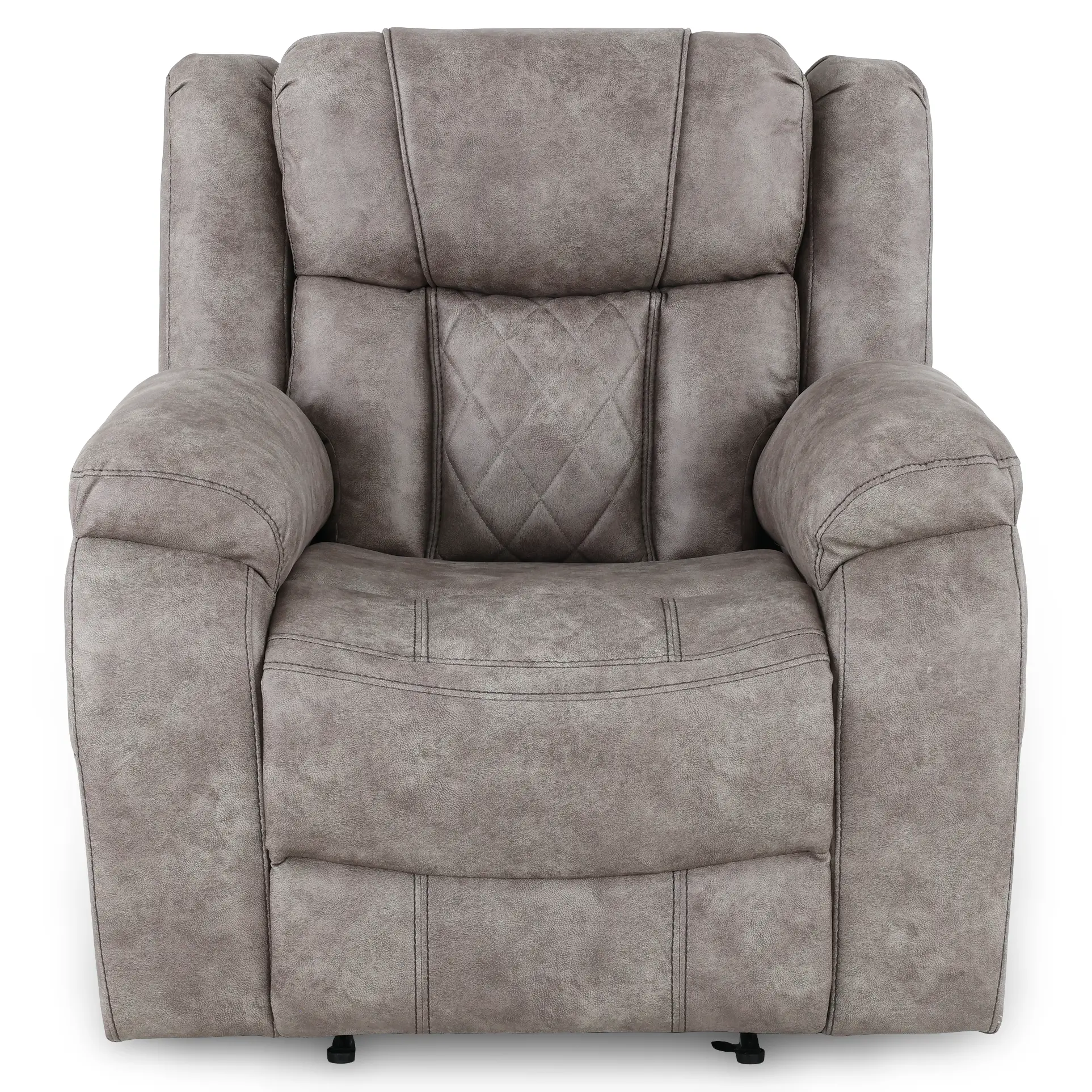 Lux Gray Manual Recliner-4