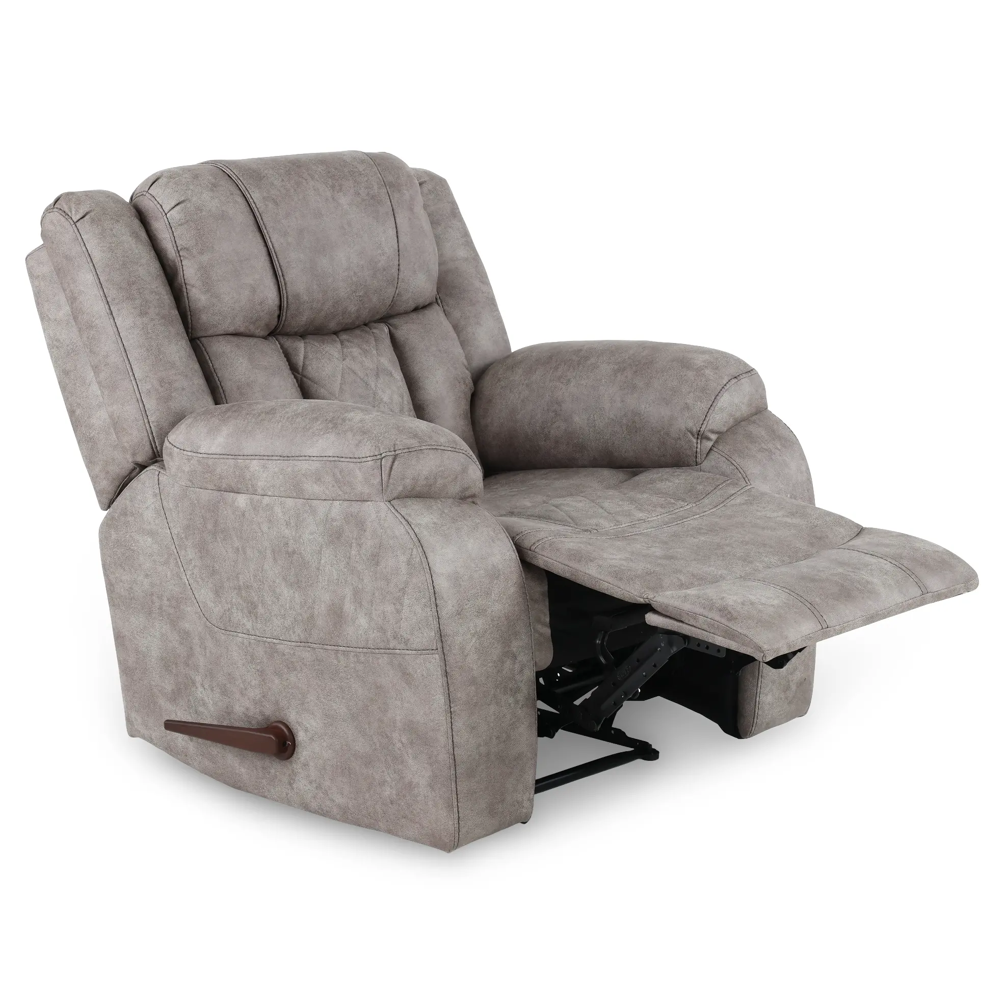 Lux Gray Manual Recliner-5