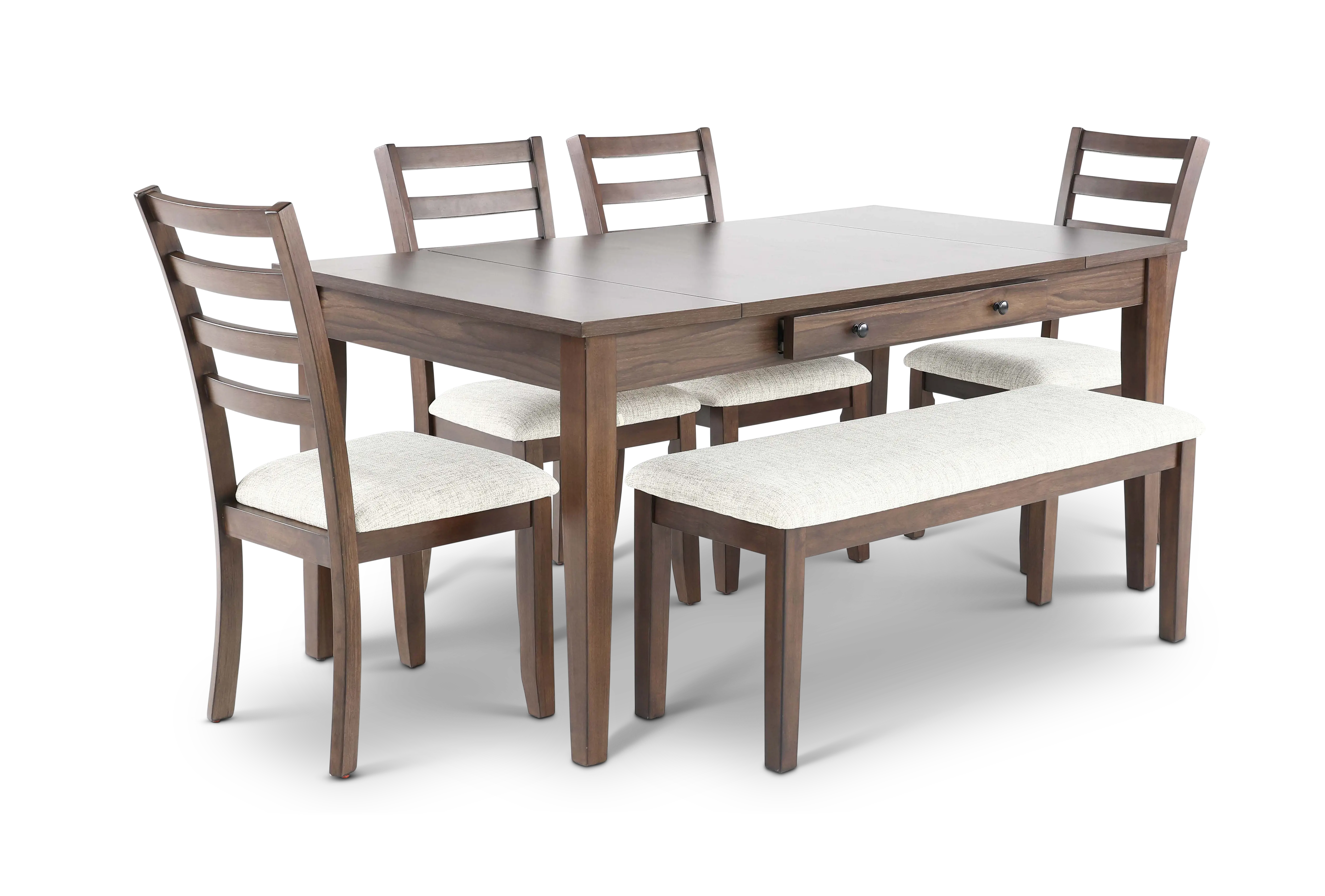 Wagner Brown 6 Piece Dining Set-4