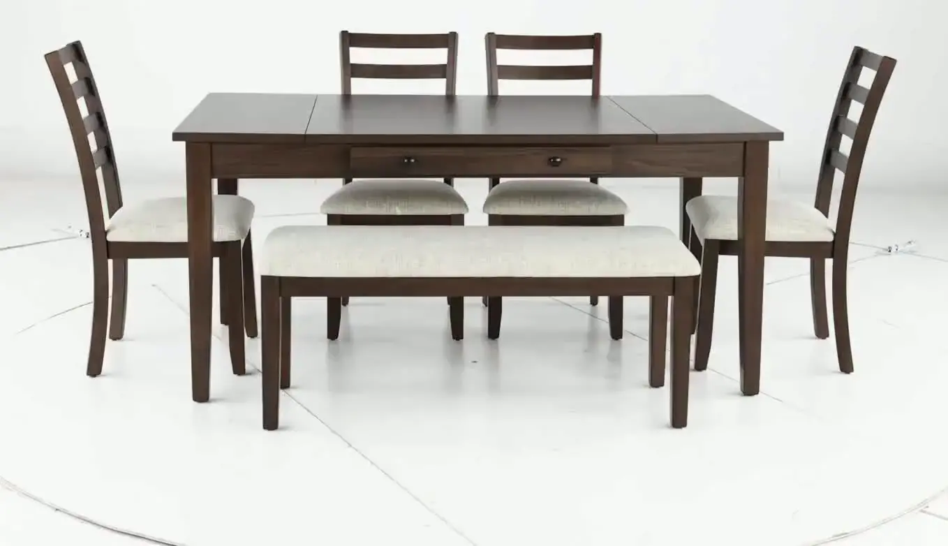 Wagner Brown 6 Piece Dining Set-5