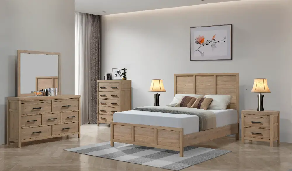 Starlight Natural Wood Chest of Drawers-2