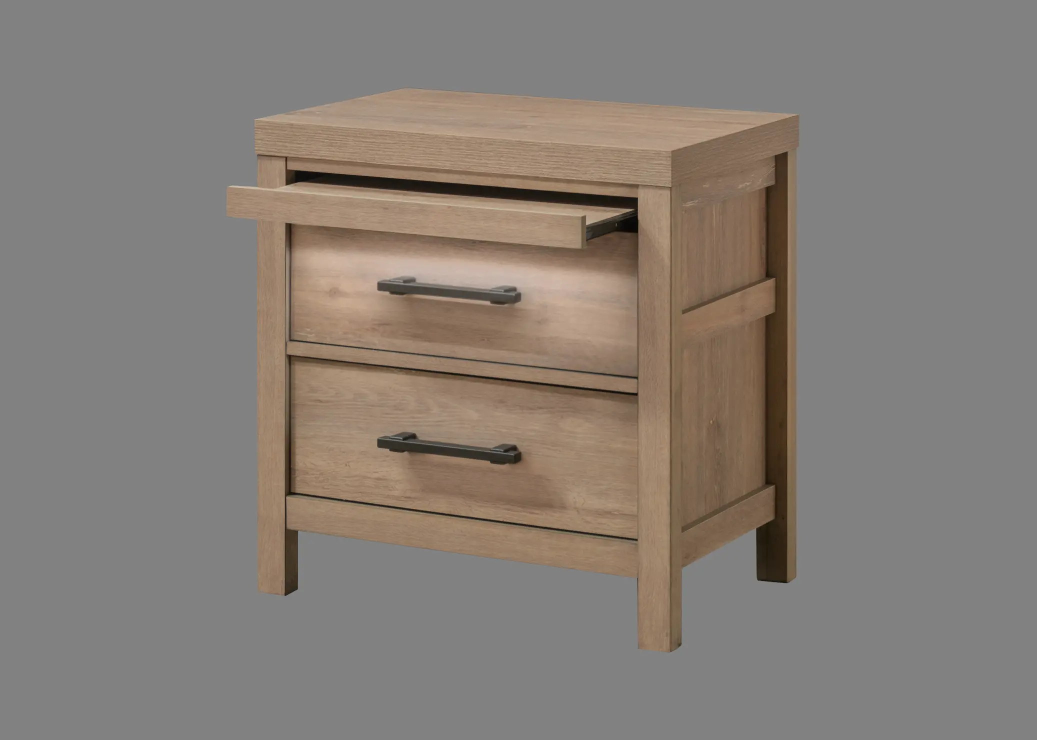 Starlight Natural Wood Nightstand-3
