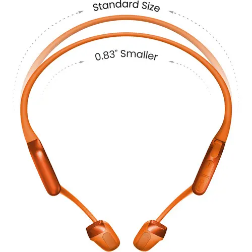 S821-MN-OR-US SHOKZ OpenRun Pro 2 Mini Wireless Hybrid Sports Headphones - Orange-6