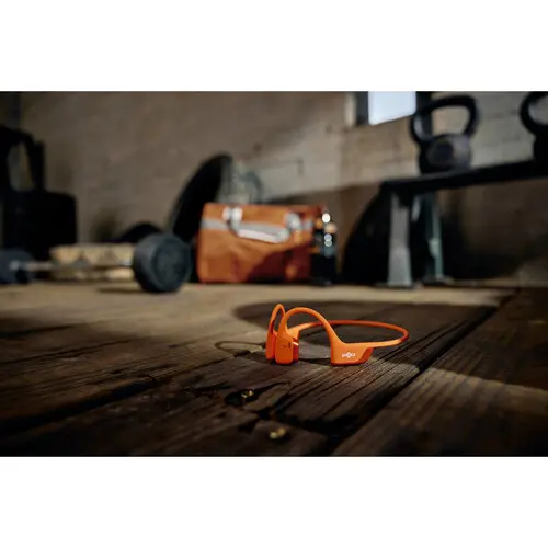S821-MN-OR-US SHOKZ OpenRun Pro 2 Mini Wireless Hybrid Sports Headphones - Orange-2