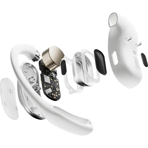 T511-ST-WT-US SHOKZ OpenFit Air True Wireless Open-Ear Headphones - White-5