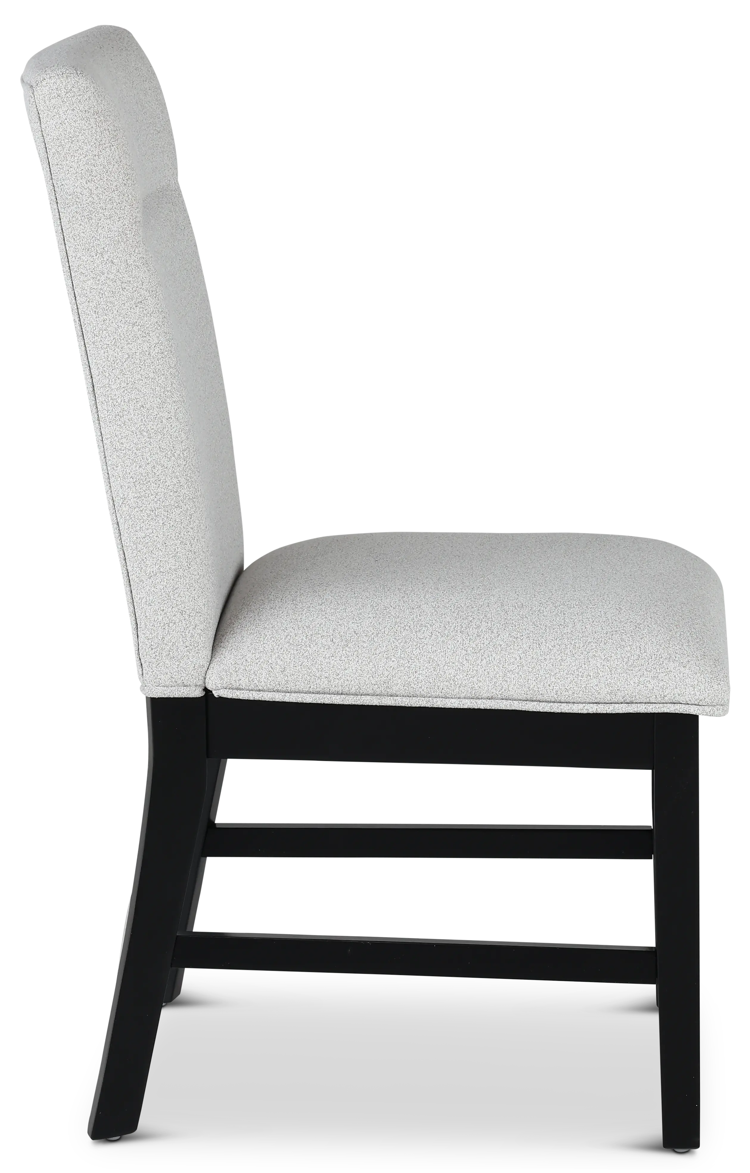 Sebastian Black and Light Gray Upholstered Dining Chair-5