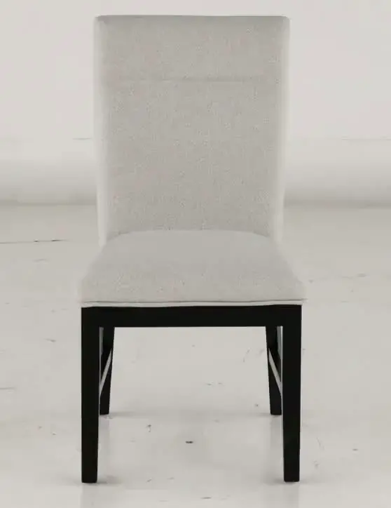 Sebastian Black and Light Gray Upholstered Dining Chair-9