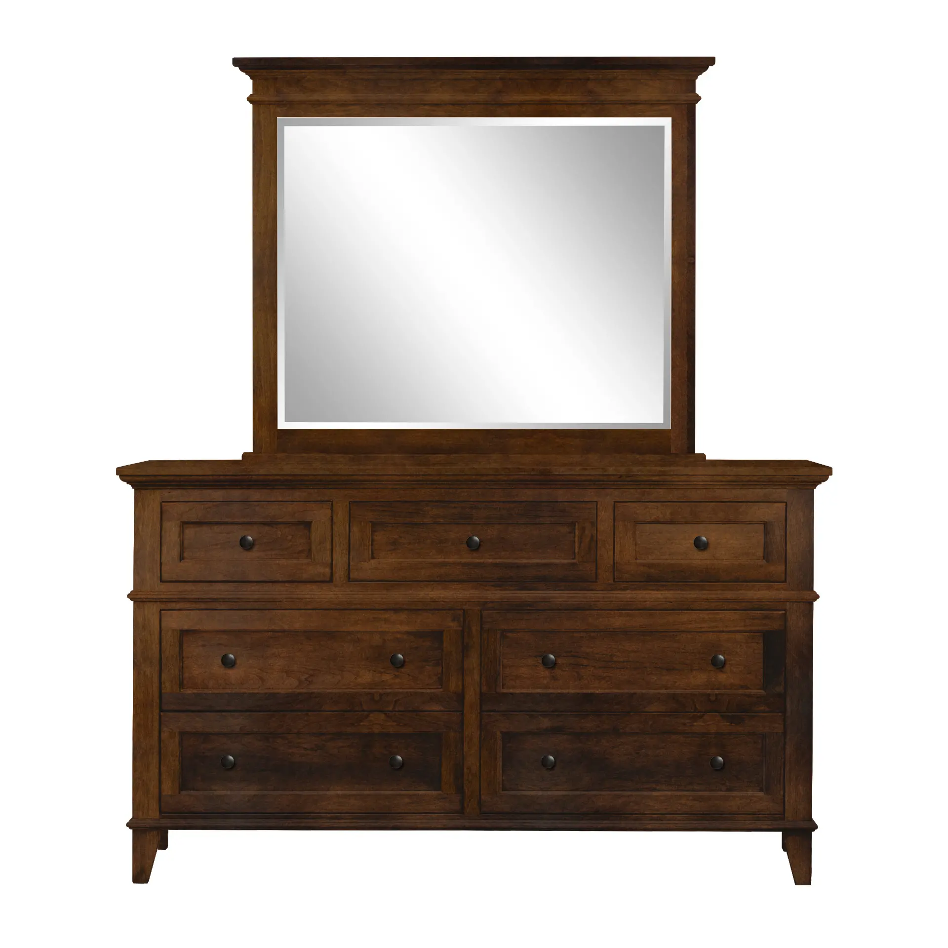 Brentwood Walnut Brown Dresser-1