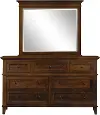 Brentwood Walnut Brown Dresser