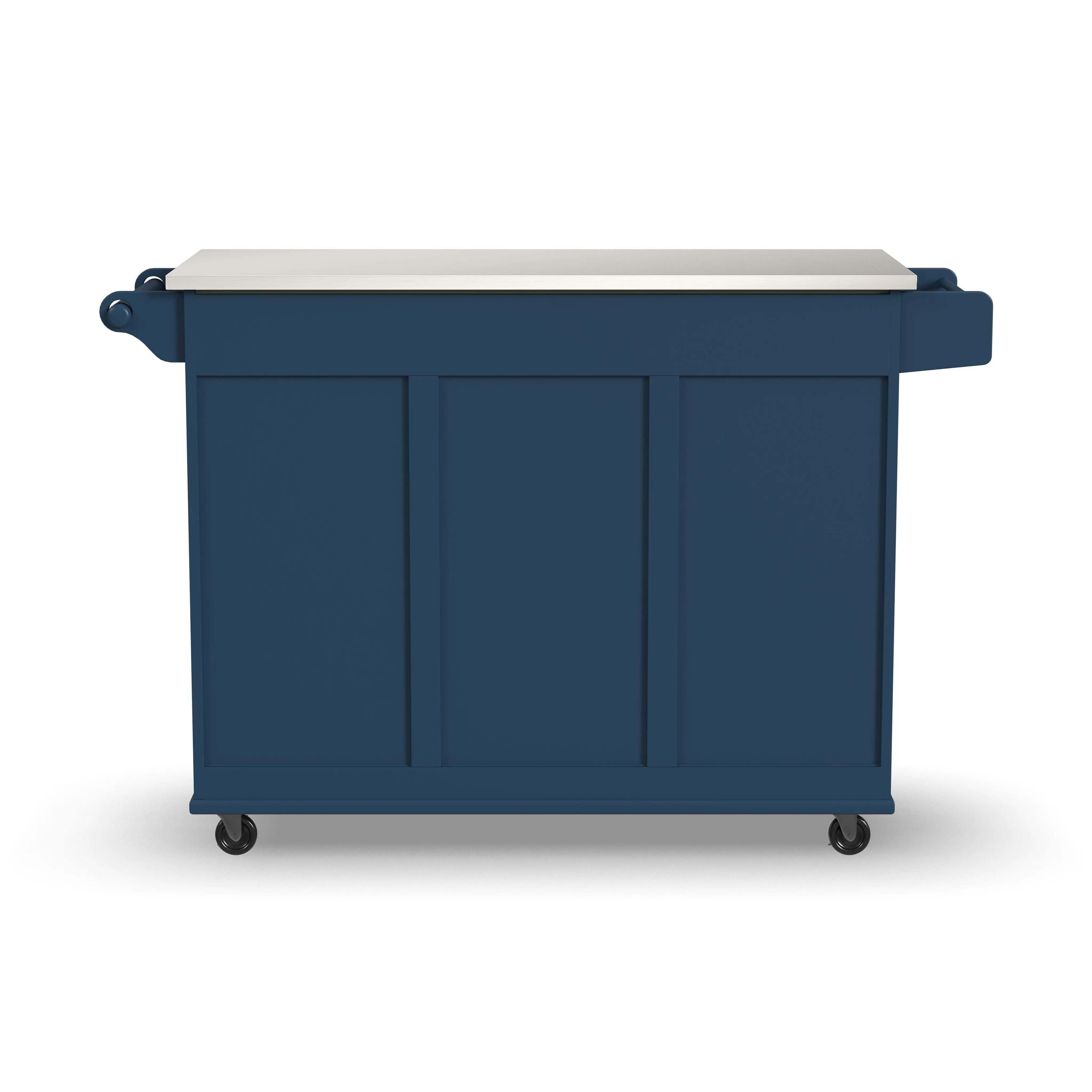 4505-95 Dolly Madison Blue Kitchen Cart with Nickel Hardware-8