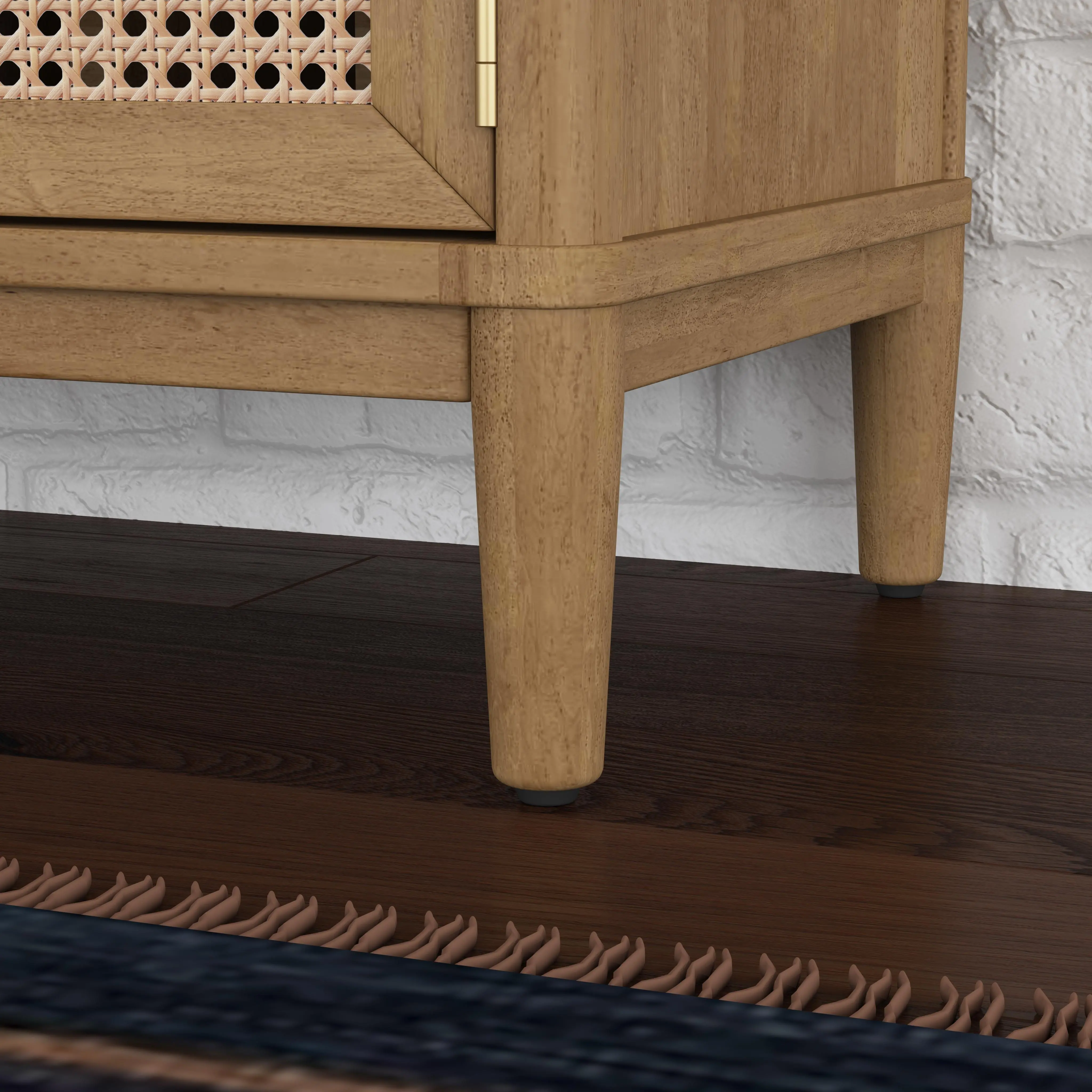 5580-97 Brentwood Light Oak Bar Cabinet-5