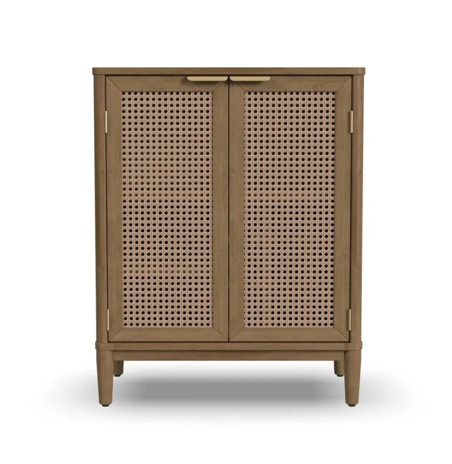 5580-97 Brentwood Light Oak Bar Cabinet-1