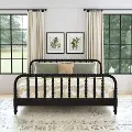 5901-600 Spindle King Black Bed