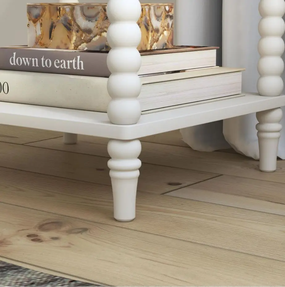 5903-42 Spindle White Nightstand-4