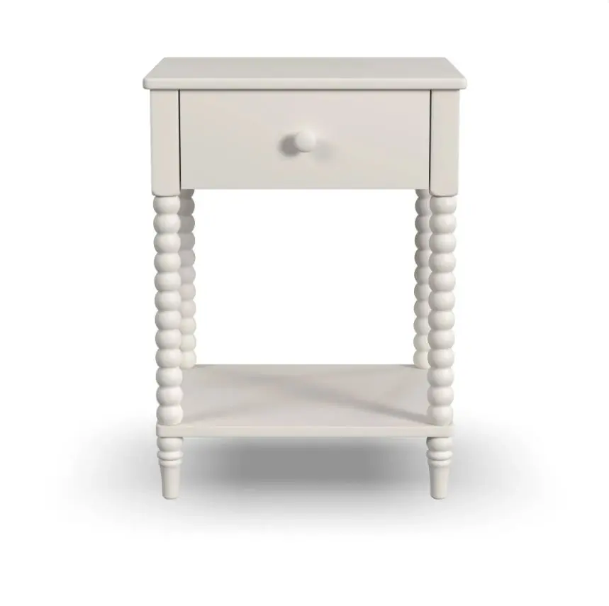 5903-42 Spindle White Nightstand-5
