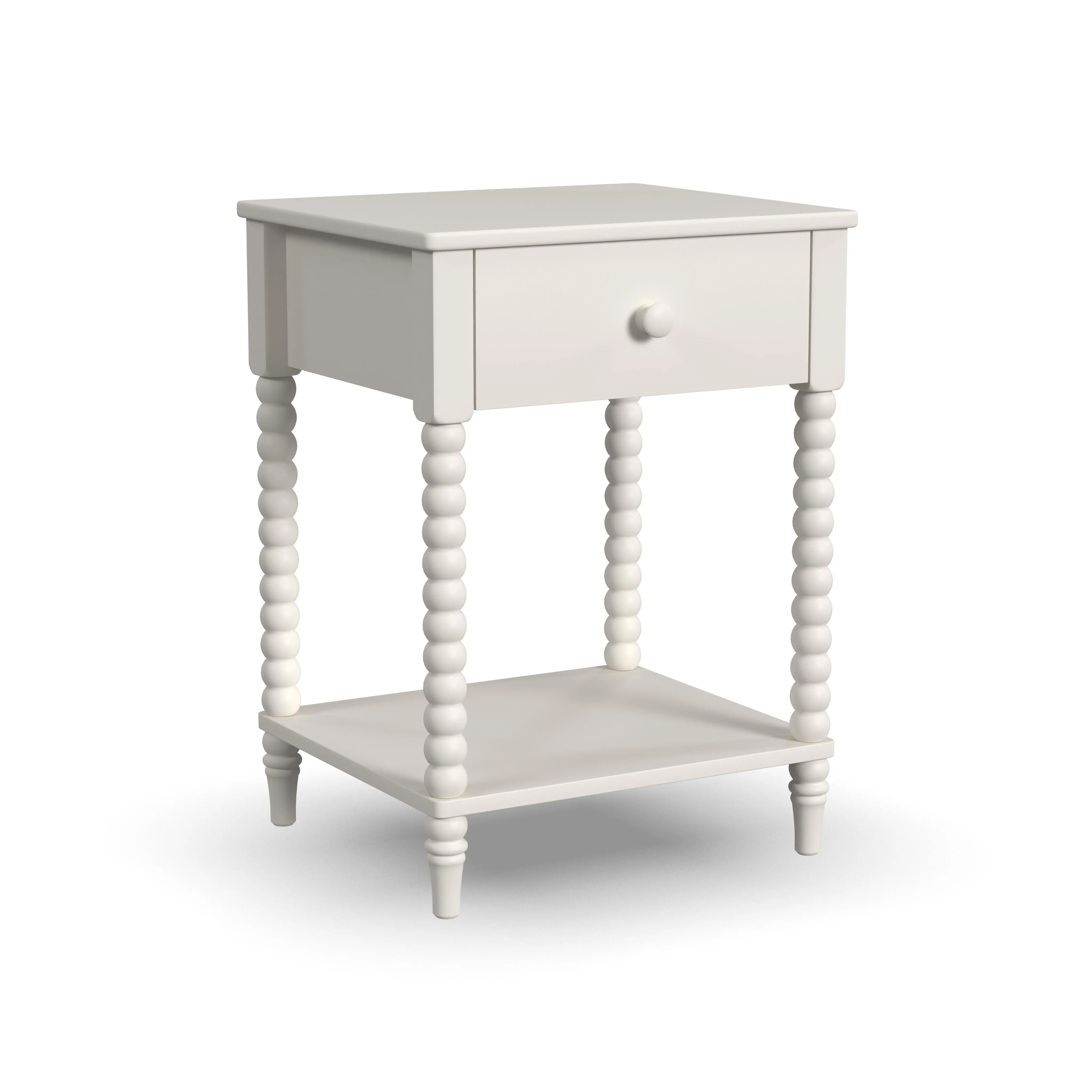 5903-42 Spindle White Nightstand-6