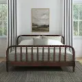 5900-600 Spindle King Mahogany Bed