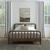 5900-500 Spindle Queen Mahogany Bed
